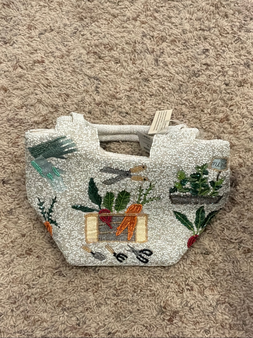 Garden Beaded Purse